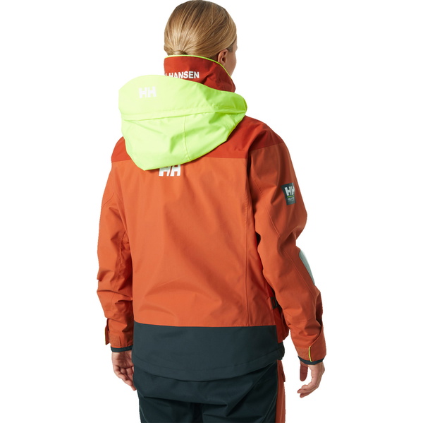 2023 Helly Hansen Womens Pier 3.0 Sailing Jacket 34177 - Terracotta